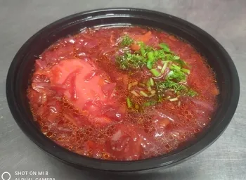 מרק בורשט ראשין צימחוני